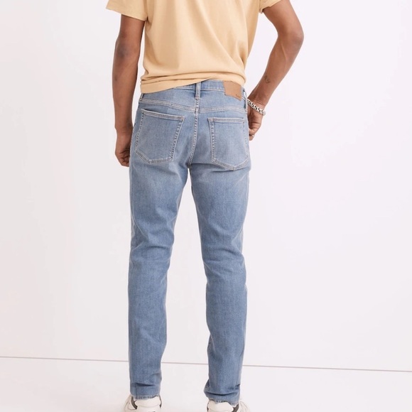 MADEWELL SIZE 40x34 Slim Jeans in Beckman Wash: COOLMAX® Denim Edition NG298 - Picture 3 of 4